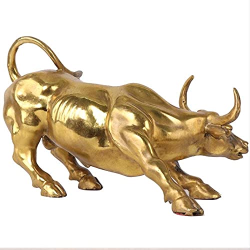 Statue de taureau or Wall Street, une statuette idéale à offrir pour un bureau - 5