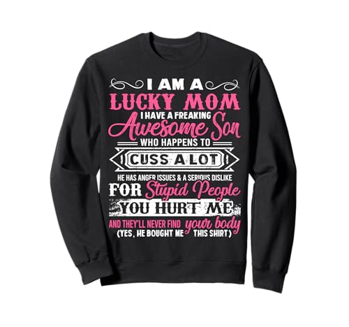I Am A Lucky Mom I Have A Freaking Awesome Son T�V���c �M�t�g �g���[�i�[