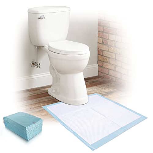 ToidyMat Disposables - Absorbent Contour Incontinence Pads for Bathrooms - 20 Count Pack