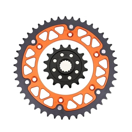 Kit pignon avant 16t et couronne arrière 45t pour moto Duke 640 LC4 et 790
