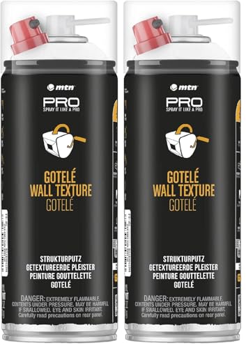 Gotelé Reparador MTN PRO spray blanco 400ml con acabado profesional y uniforme 2