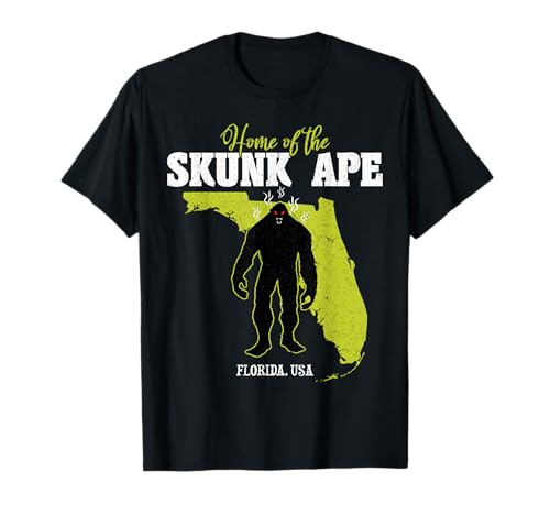 Home Of The Skunk Ape Florida State American Cryptid T-Shirt