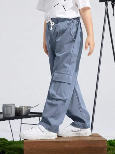 Image of TAGAS Boys Boys Side Pocket Cargo Pant || Cargo Pants|| Regular Slim Cargo for Kids ||Relaxed Trouser ||Pant for Boys ||Boy Loose Comfortable Cargo ||Boys Joggers||