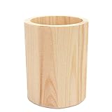 portalapices madera Los niños pueden pintar en esta portalápices, DIY decoración, para promover la imaginación de los niños.