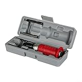 Schwerlast-Schraubendreher-Set mit 3 für Kreuzschlitz + 3 Schlitz-Stahl-Bits, 165 mm Hammerschlag-Handhalter für hartnäckige/verrostete Schrauben – ideal für Schoß