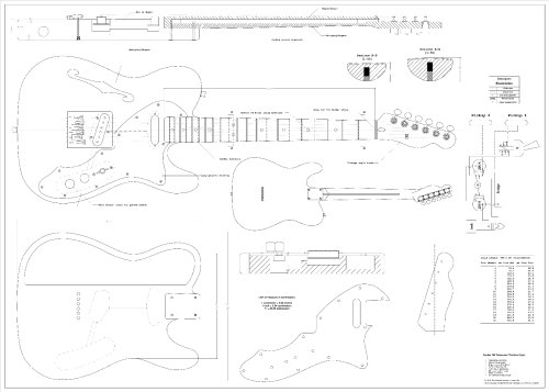 Fender 1969 Thinline Telecaster Plans