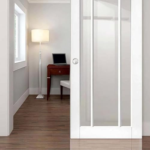 LINTRA 68 mm Schiebetür Griff, Edelstahl 304 Versteckter Schiebetür-Zuggriff, Selbstklebend Türgriff Schiebetür Rund, Geeignet für Schiebetüren, Spiegel und Küchenschränke