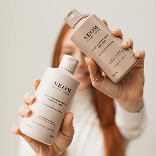 NEOM- Super Shower Power Natural Shampoo, 300ml | Purifying Cleanser | Spearmint, Rosemary & Eucalyptus | For All Hair Types | Vegan - Image 6