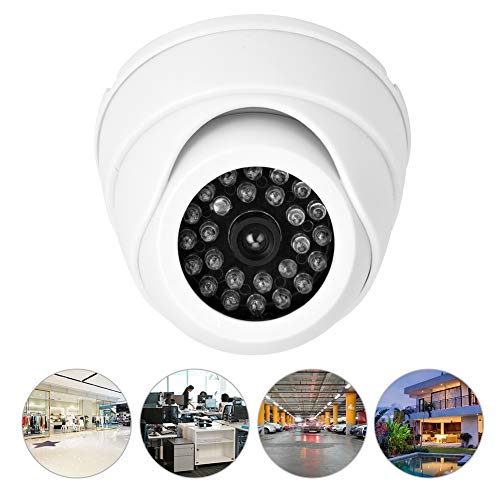 Fake Camera LED Light Simulation Camera Dome Camera Realistic Dummy Fake Security Monitor Camera Surveillance Security Cam by Dioche - Used condition - Image 3