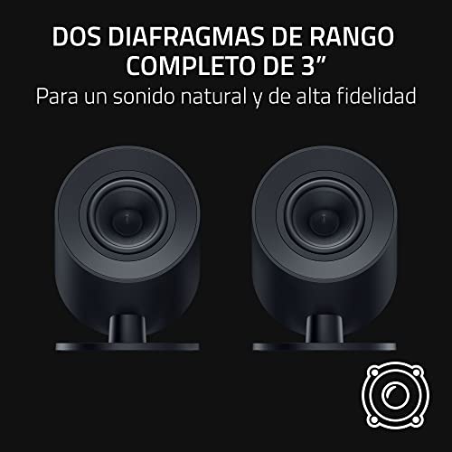 Altavoces gaming Razer Nommo V2 X 2.0 con sonido THX Spatial PC 3