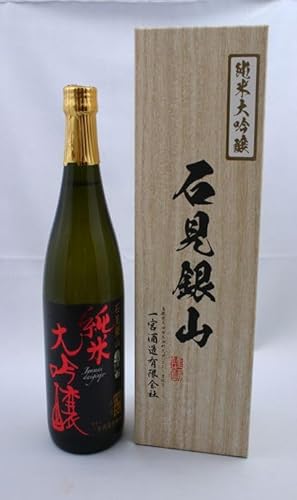【一宮酒造】石見銀山 純米大吟醸(桐柄箱入り)720ml【島根県】【大田市大田町】
