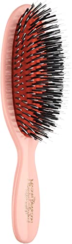 Mason Pearson BN4 Haarbürste, Wildschweinborsten, Nylon, Rosa