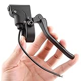  DAUERHAFT Roller Handbremse,Aluminiumlegierung Schwarz Handbremse,Roller Bremsgriff, Motorrad Griff, FÜR Xiaomi M365 Mijia Elektroroller ZubehöR, Roller Bremse Lenker Lenker