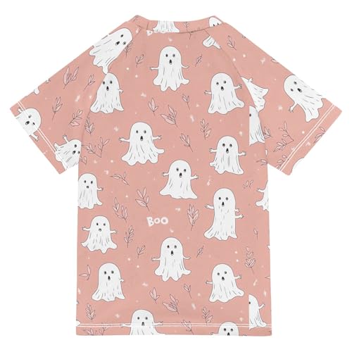 Cute Ghosts Kids Bathing Suit Sun Protection Summer Clothes Swimwear Beach Tops 3T2