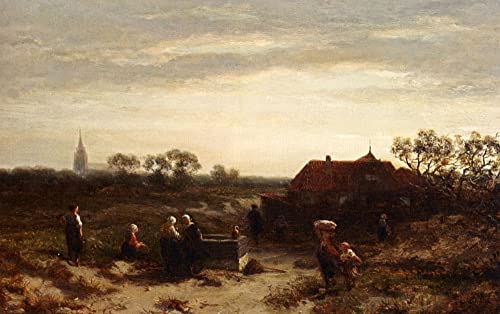 Peinture sur Toile pour calmer l'esprit déco de chambre personnages de Verveer