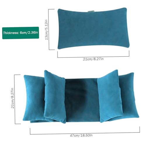 Almohada de cuña con soporte cervical desmontable para posicionamiento postoperatorio boca arriba 5