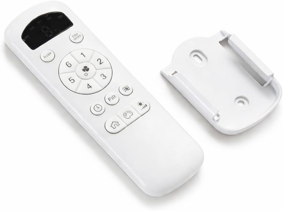 Sofucor Ceiling Fan Remote Control Replacement, 6 Speeds, Compatible with KBS-5247, KBS-52144, KBS-52K012, KBS-6003, KBS-6005, Includes Signal Receiver