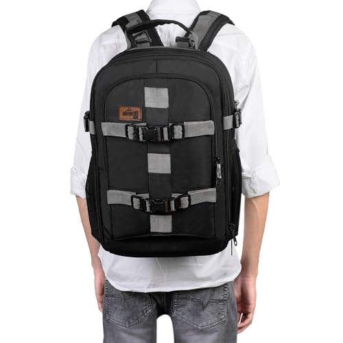 Image of Camera Bag Pro-Runner 414 DSLR /SLR Camera Backpack with Raincover & Antitheft Laptop compartment Camera Bag