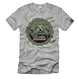 bundeswehr shelter fm1 Design/Druck aus Deutschland Bushcraft Survival Outdoor Adventure Backpacking Shelter Compass T-Shirt #36731, Größe:XXL, Farbe:Grau