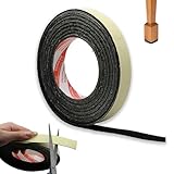 Fieltro Autoadhesivo de 10 m (L) x 20 mm (A) x 3 mm (E), Patines de fieltros autoadhesivos, fieltros Adhesivo, Junta en Banda de Sellado, Cinta de Fieltro autoadhesiva para Ventanas y Puertas, sillas