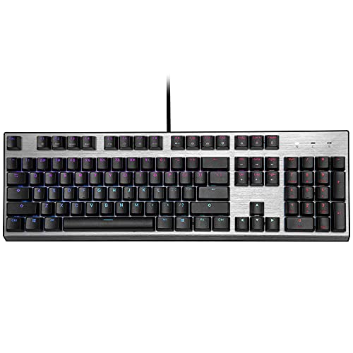 CK351 Optical Gaming Keyboard (UK Layout) - Red Switches (Hot-Swappable), Full NKRO, Per-key RGB (MasterPlus+), Wrist Rest, Customisable Keycaps - Full-Sized, Wired, QWERTY - Tastiera gaming - Immagine 1