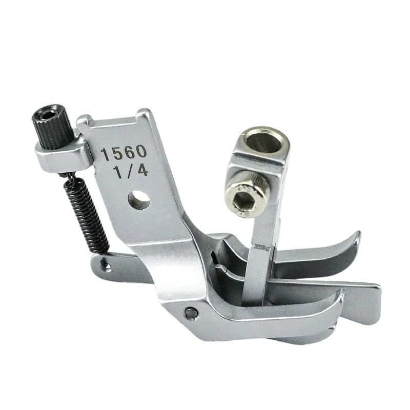 1 sztuk KP1560 stopka do chodzenia z prowadnicą środkową pasuje maszyny szycia podwójną igłą Consew 369RB JUKI LU-1560 LU-2810 typowy GC20606 20618(Size 1-2 inch)