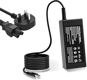 SKOTSLYE 45W USB C Laptop Charger Compatible with Chromebook,Compatible with HP Lenovo Dell Asus Acer Samsung Google Chromebook, Type C Fast Charging