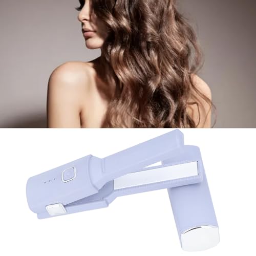 Mini plancha para cabello portátil Yosoo púrpura miniatura 3