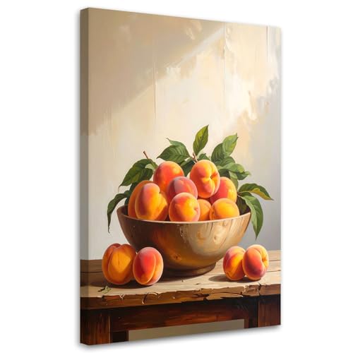 Tableaux décoratifs muraux Feeby avec impression sur toile intissée haut de gamme motif fruits