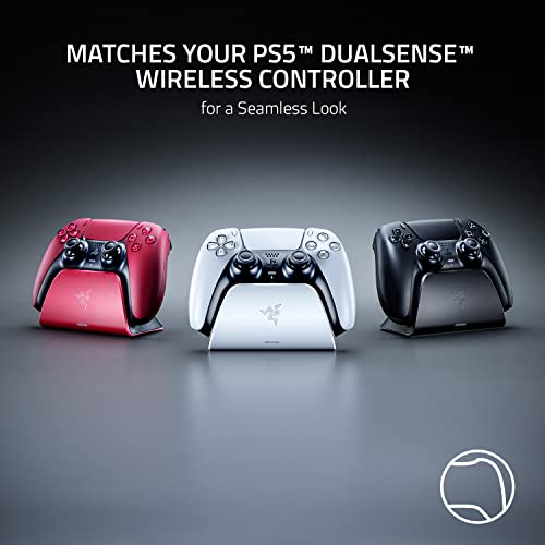 Base di Ricarica Rapida Universale per PS5 - Caricabatterie Rapido per controller PS5 (Ricarica Rapida, Compatibilità Universale, Sistema a Contatto Magnetica) Bianco - Controller - Immagine 3