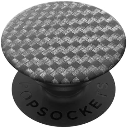 PopSockets: PopGrip Expanding Stand and Grip with a Swappable Top for Phones & Tablets - Carbonite Weave