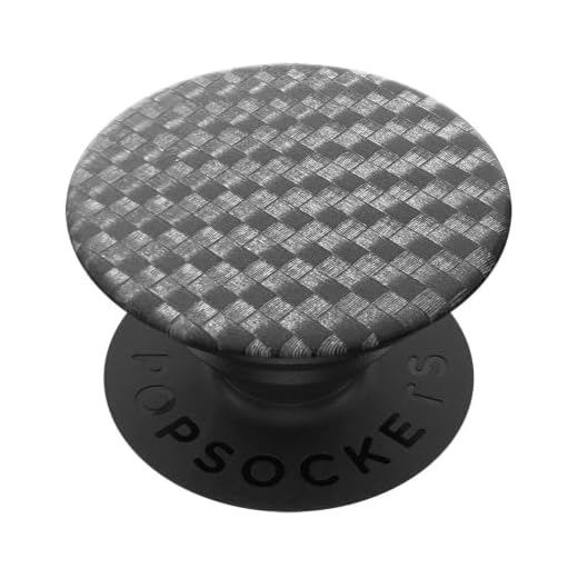 PopSockets Adhesive Phone Grip, Holder- Carbonite Weave