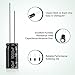 Uiusaur 0.1uF－1000uF Capacitors 24 Value 500pcs Individual Box Lid Electrolytic Capacitor Assortment Kit for Industrial Electrical and Arduino，TV, LCD Monitor, Radio, Stereo, Game, Water Heater, etc.