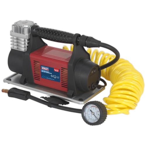 Mini compresseur d'air 12V Sealey MAC06 robuste pour pneumatiques - 4