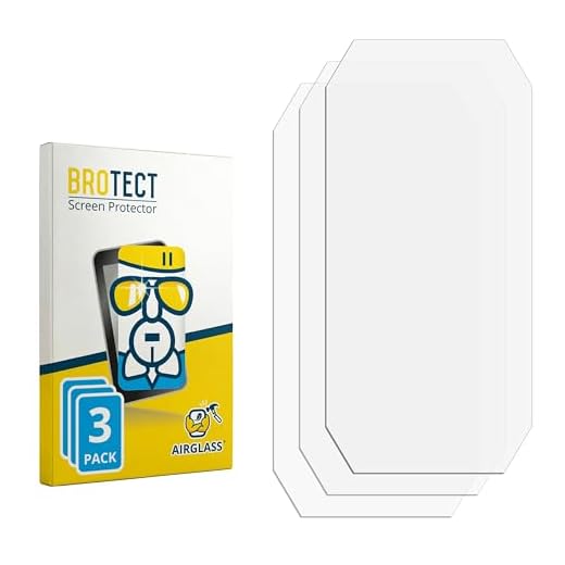 BROTECT Panzerglasfolie für Vmax VX2 (3 Stück) Schutzglas Schutzfolie [Extrem Kratzfest 9H, Anti-Fingerprint, Ultra-Transparent]
