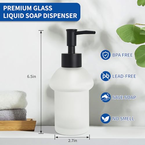 Distributeur de savon mat à prise en main confortable GlassHand lot de 2 design - 6