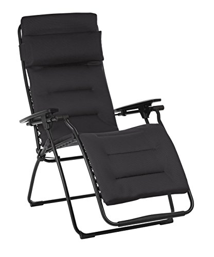 Futura Air Comfort Folding Reclining Garden Relaxer Chair - Acier
