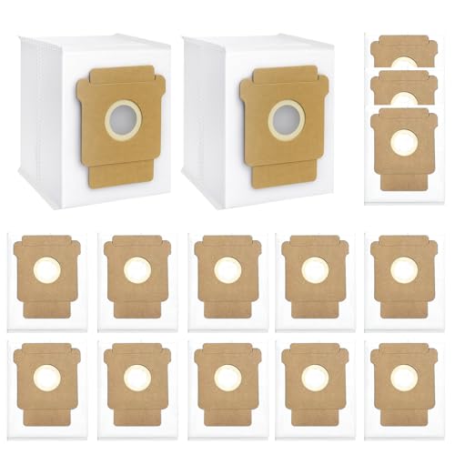 15 pack 105X vacuum bags fit for iRobot Roomba 105X/415X/505X/104/105 405/505 Combo 705 Max Vac i7+ i3+ i4+ i5+ i6+ i8+ j5+ j6+ j7+ j8+ j9+ s9+ i s j Series Large Capacity Disposable vacuum bags