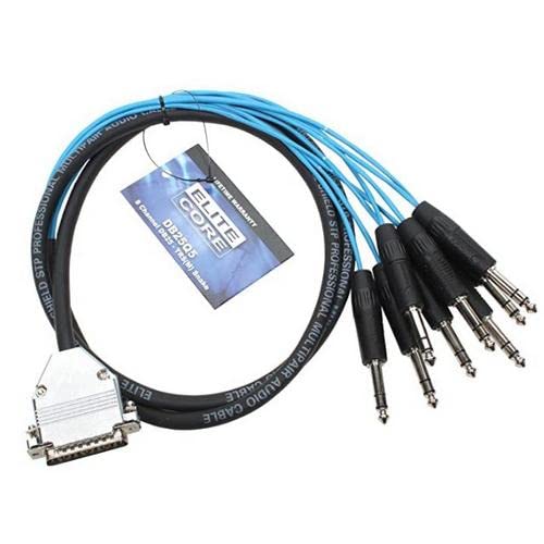 Elite Core DB25Q5, DB25-BREAKOUT Cables and Breakout Snake, 5' (Pack of 3 pcs)