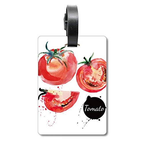 Étiquette valise légume et tomate pour l'identification de vos bagages