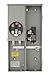 Siemens MM0202B1200ESC 200-Amp Surface Mount Meter Main Breaker Combination with Ring Type Cover