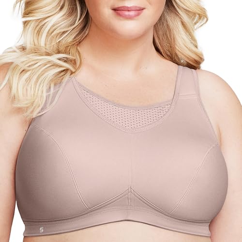 Image of Glamorise Women's No-Bounce Camisole Sports Bra Wirefree 1067