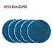 5pcs Cleaning Cloth Scrub Pad Industrial Scouring Pads Polishing Pad 4Inch Auto Car Buffing Pad Set(Blue 2500)