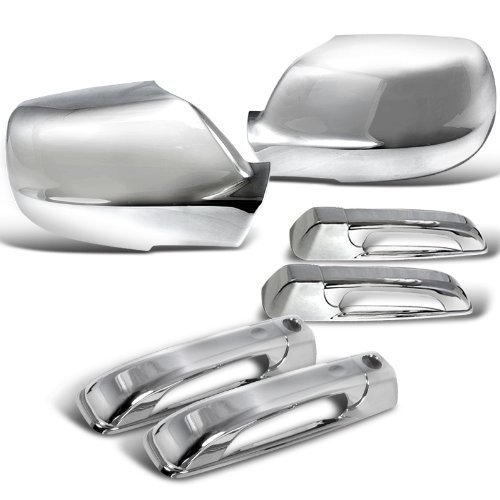 for Jeep Grand Cherokee Chrome Door Handles, Chrome Mirror Covers