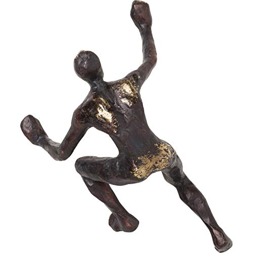 Kare Design Wandschmuck Climber, Bronze, Deko Figur, Deko Objekt, Vintage...