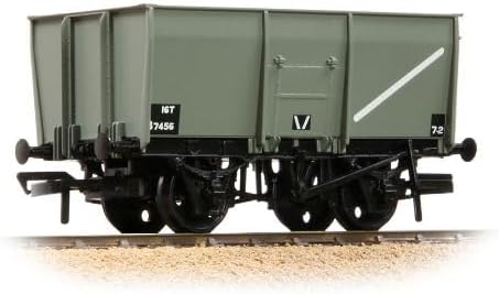 Rivetted Door Grey Steel Slope-Sided Mineral Wagon by Bachmann