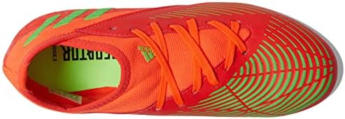 adidas Unisex-Child Edge.3 Predator Firm Ground Solar Red/Solar Green/Black 1.5 Little Kid | Image 1