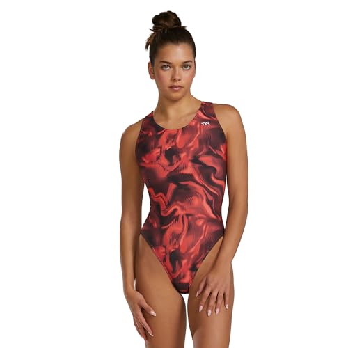 Maillot de bain une pièce TYR Waveform ajustement parfait sans frottement pour nageuse