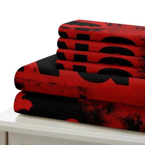 Parure de lit 3D anti-acarien en microfibre douce avec fermeture éclair