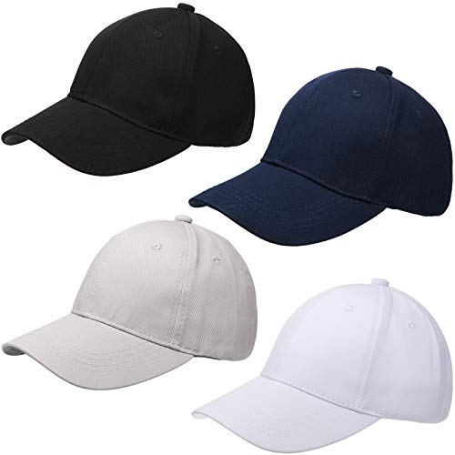 Kids baseball caps cotton baseball hats adjustable dad hat plain …